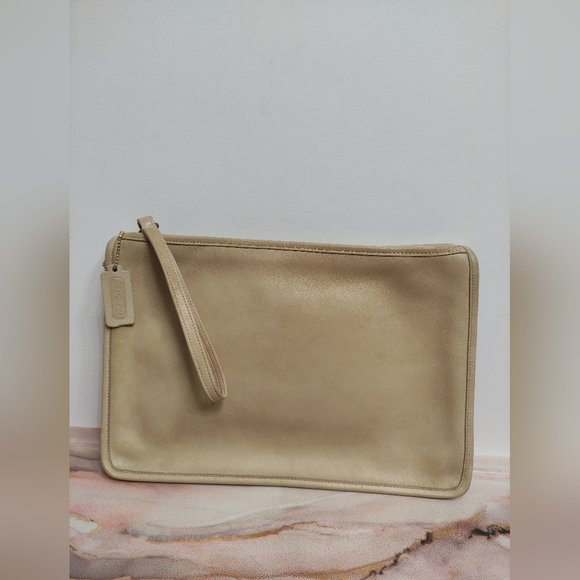 Vintage Coach 9555 Large Slim Clutch Made in NYC - Picture 1 of 12